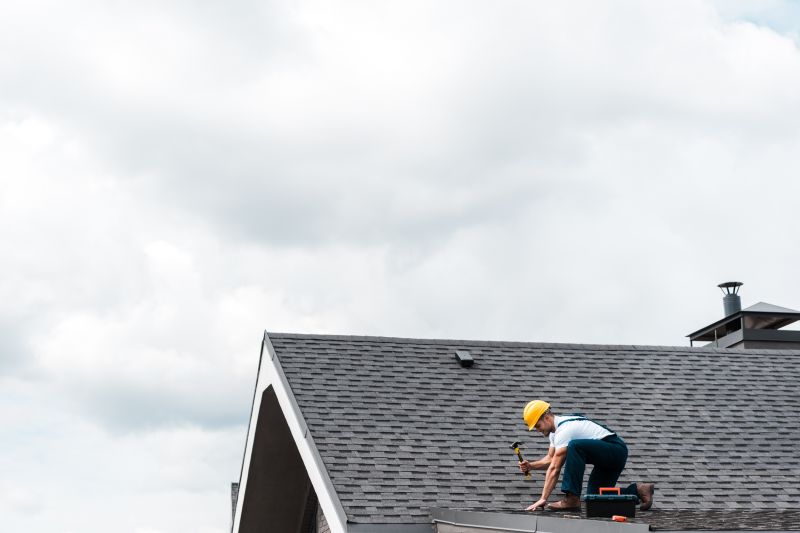 Roofing Professional at Work